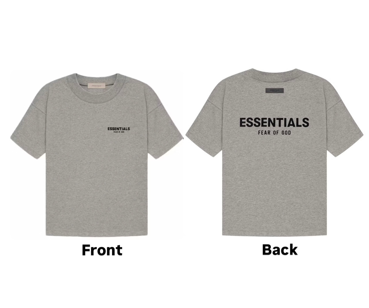 Essentials T-shirt Dark Oatmeal